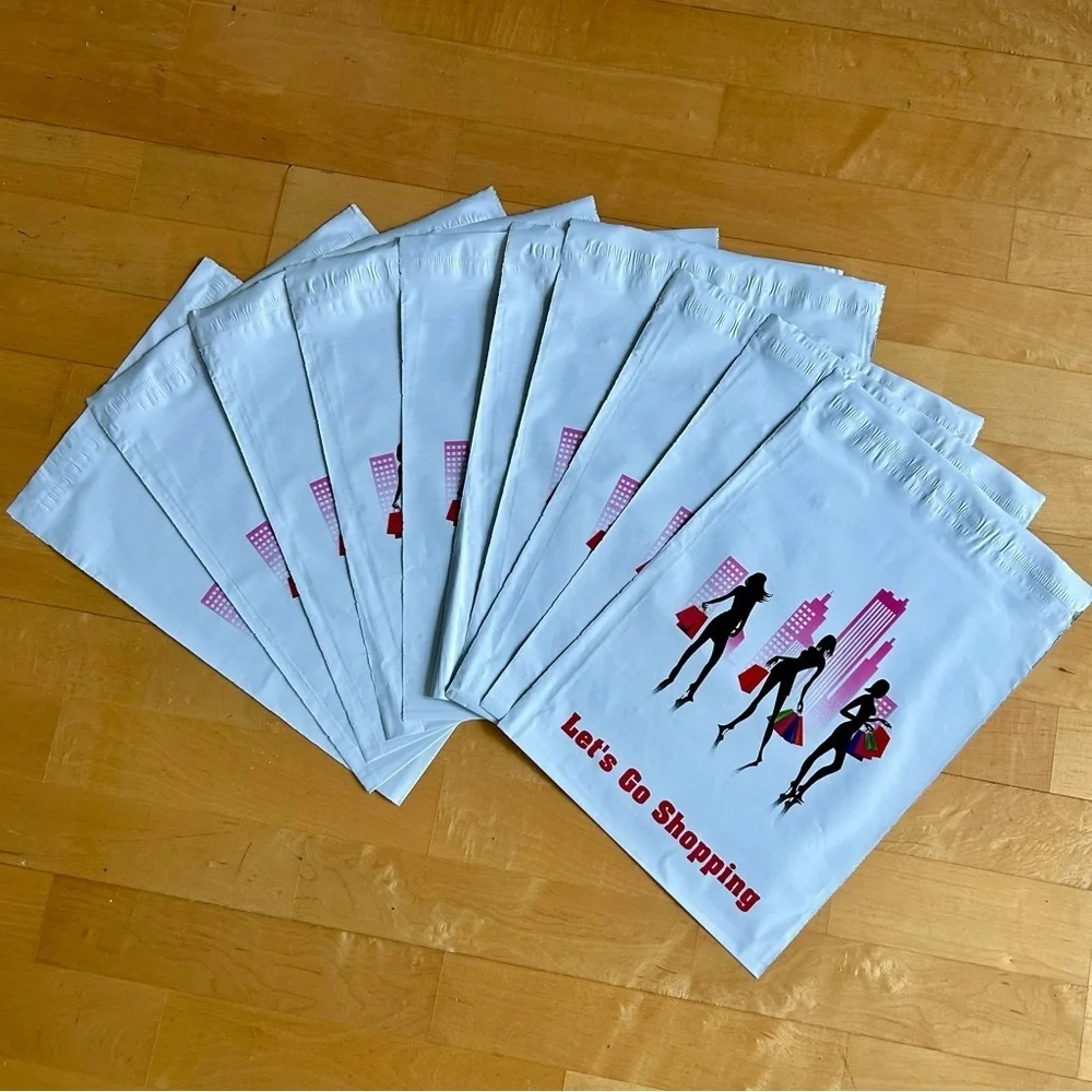 10 Count - 10x13 Polymailers (LET’S GO SHOPPING)